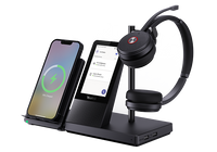 Yealink WH66 Dual Ear over the head DECT headset W/ UC Work Station