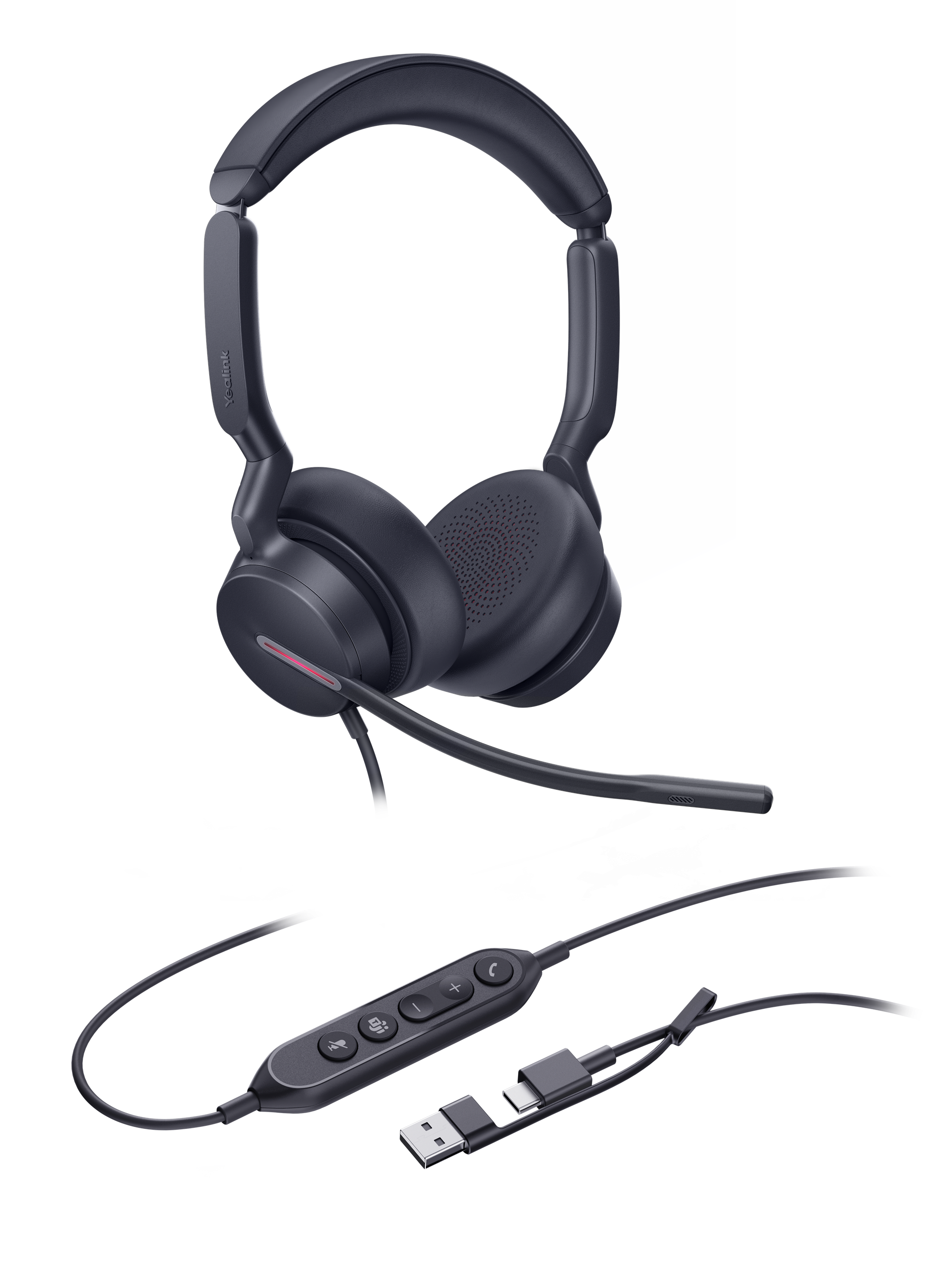 Yealink UH46 Dual USB-C/A Wired Headset (Teams Edition)