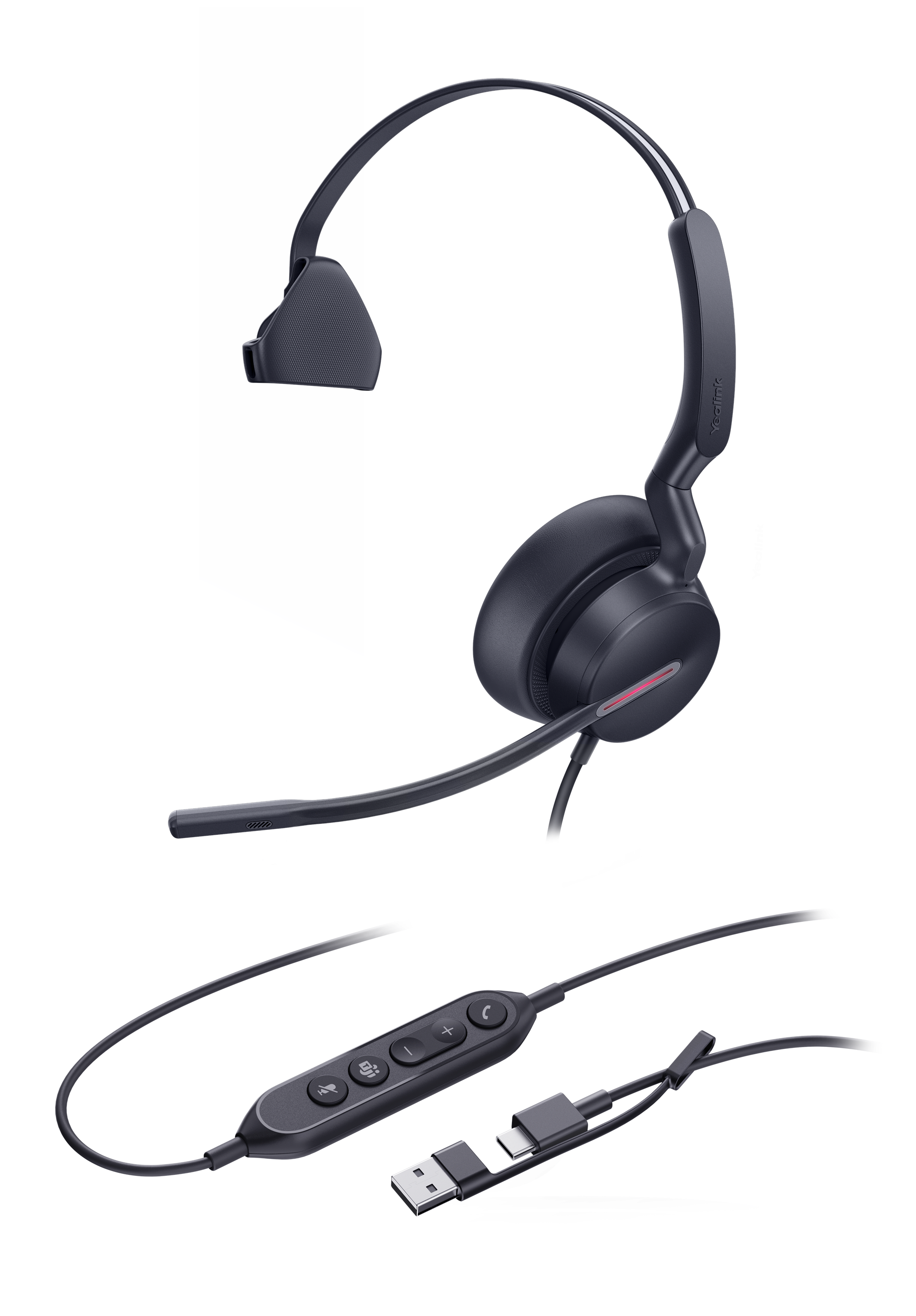 Yealink UH46 Dual USB-C/A Wired Headset (Teams Edition)