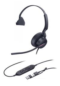 Yealink UH46 Dual USB-C/A Wired Headset (Teams Edition)