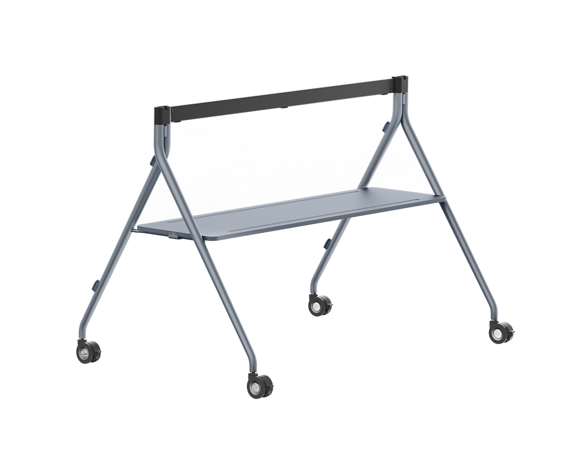 Yealink Meeting Board 86 Trolley with Shelf - Black/Grey