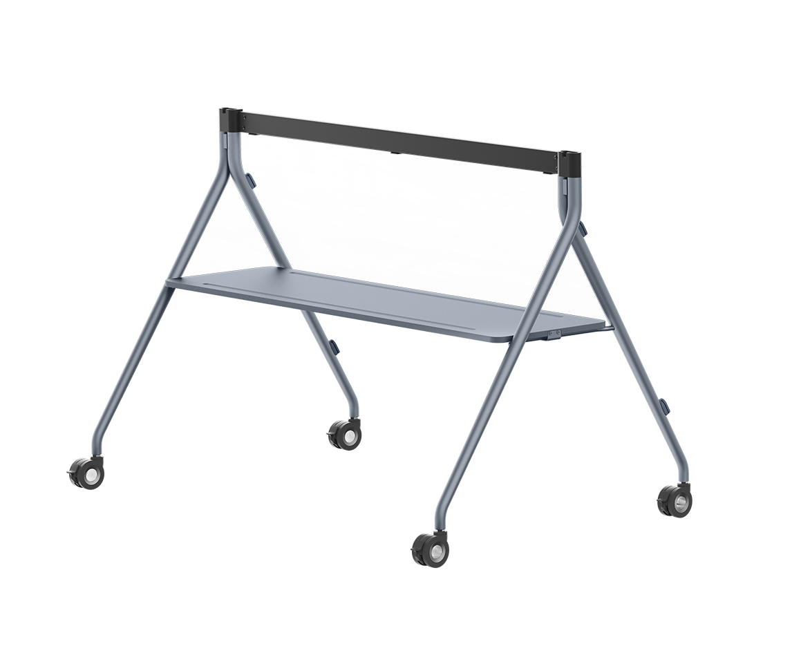 Yealink Meeting Board 86 Trolley with Shelf - Black/Grey