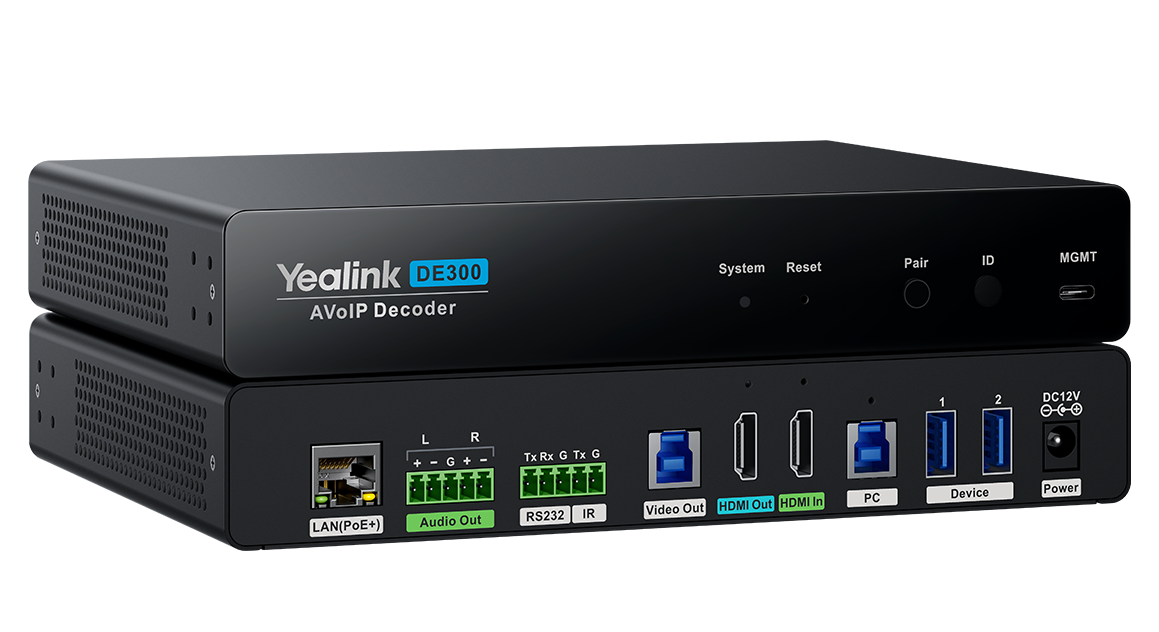 YEALINK DE300 AV OVER IP DECODER