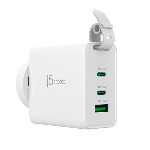 J5CREATE 65W GAN USB-C 3-PORT TRAVELER