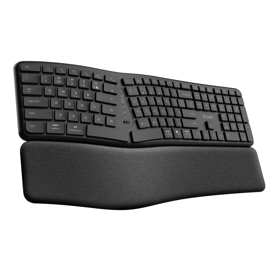 Trust KEYRA ERGO MULTI WRLS KEYBOARD UK
