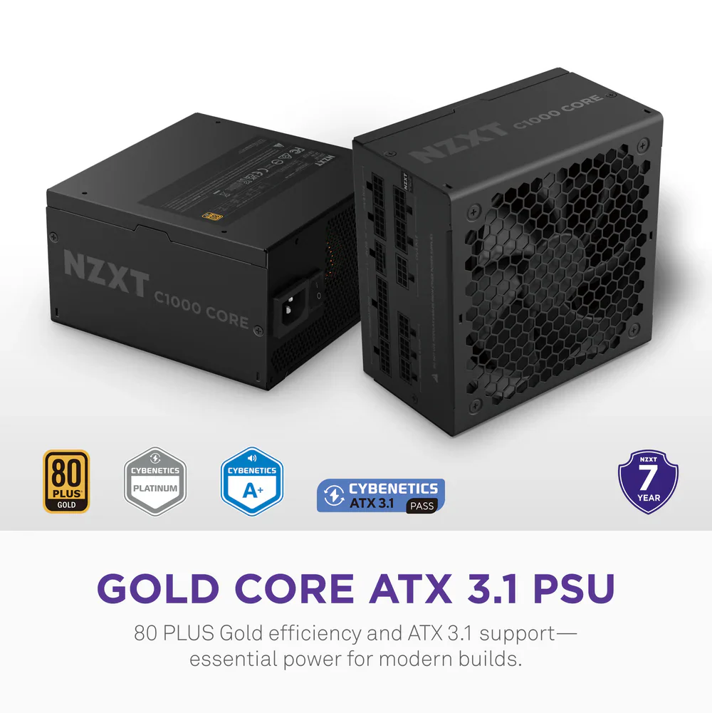 NZXT 1000W GOLD FULLY MODULAR C1000