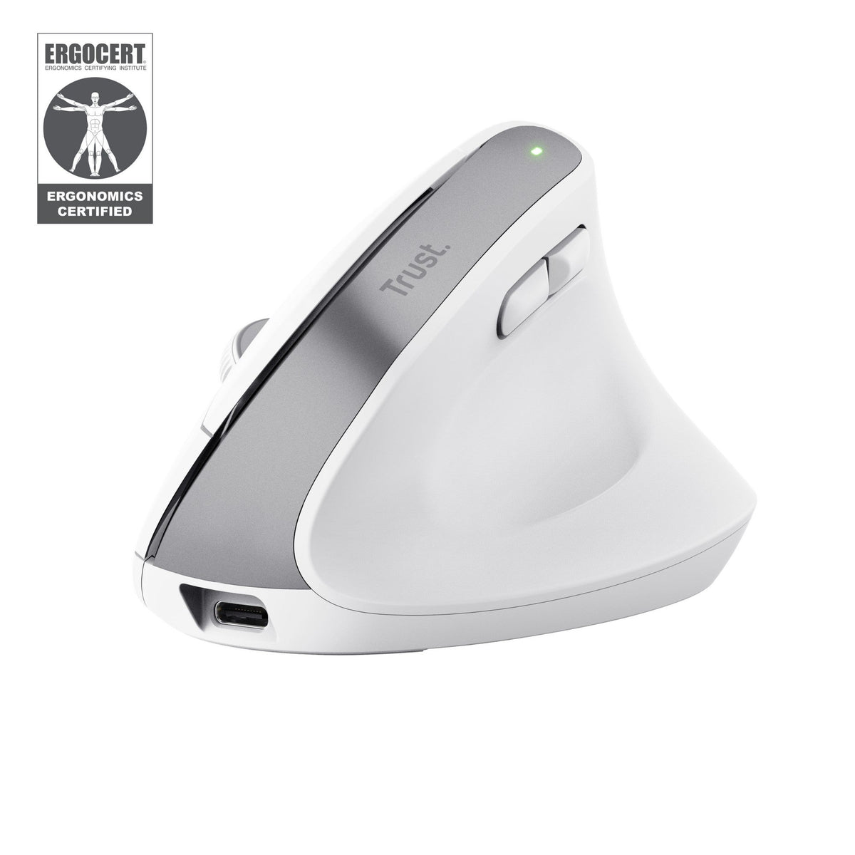 Trust BAYO+ ERGONOMIC WIRELESS MOUSE WHT