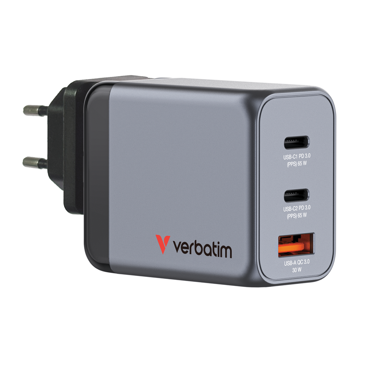 Verbatim GNC-65 GaN Charger 3 65W USB