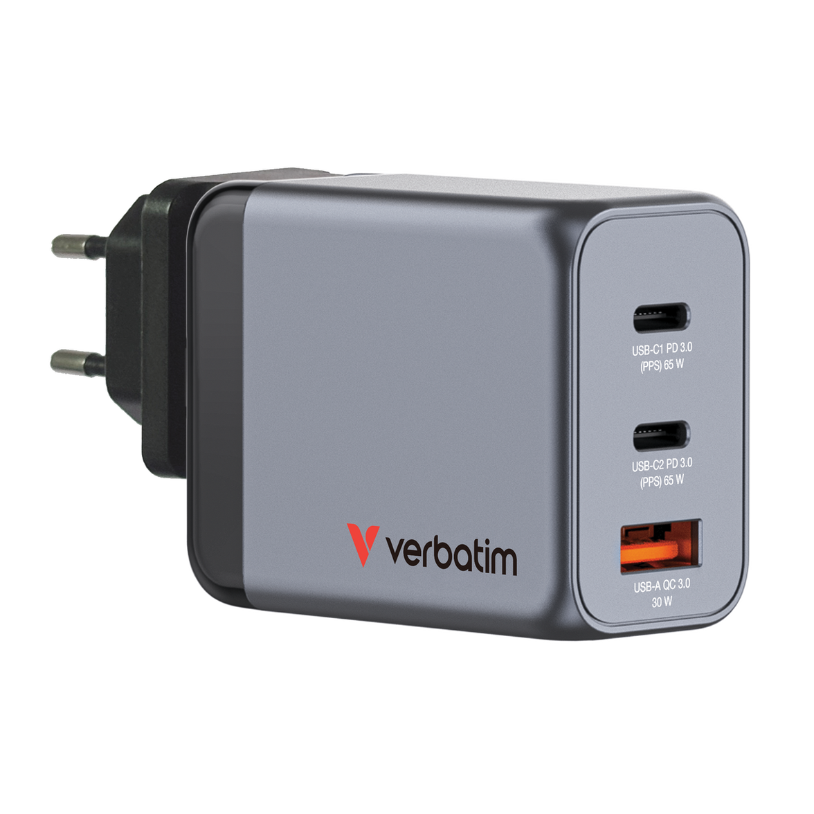Verbatim GNC-65 GaN Charger 3 65W USB