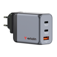 Verbatim GNC-65 GaN Charger 3 65W USB