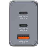 Verbatim GNC-65 GaN Charger 3 65W USB