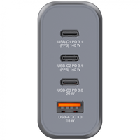 Verbatim GNC-140 GaN Charger 4 140W USB