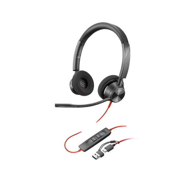 POLY BLACKWIRE 3320 BIN USB-C/A TEAMS