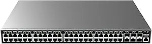 GWN7806 NETWORK SWITCH 48PORT GBE, 6 X SFP L2 PSE