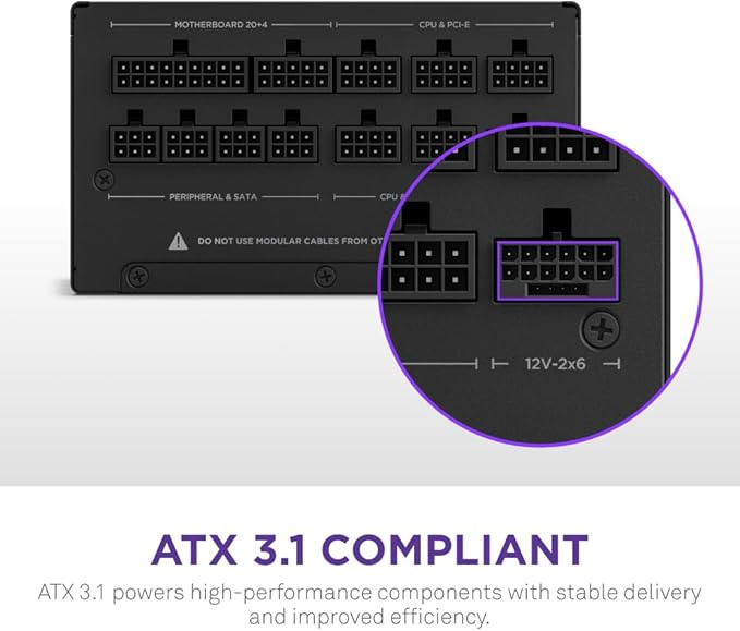 NZXT 850W GOLD FULLY MODULAR C850 CORE