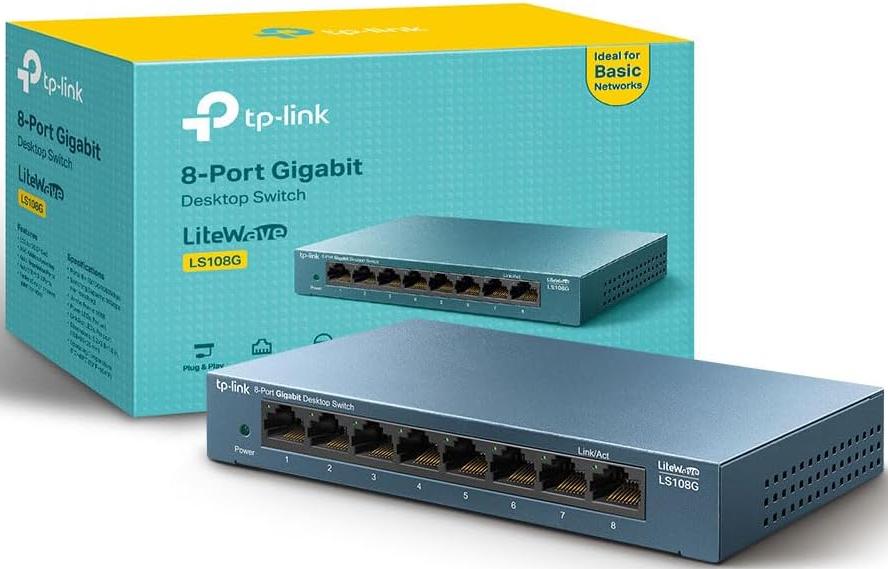TP-LINK TL-SG108 8 PORT GIGABIT SWITCH