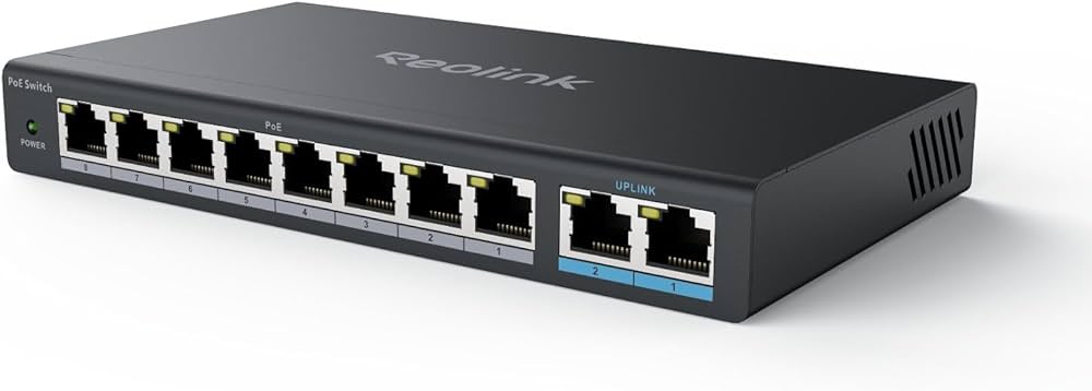 REOLINK 8 PORT POE SWITCH 120W