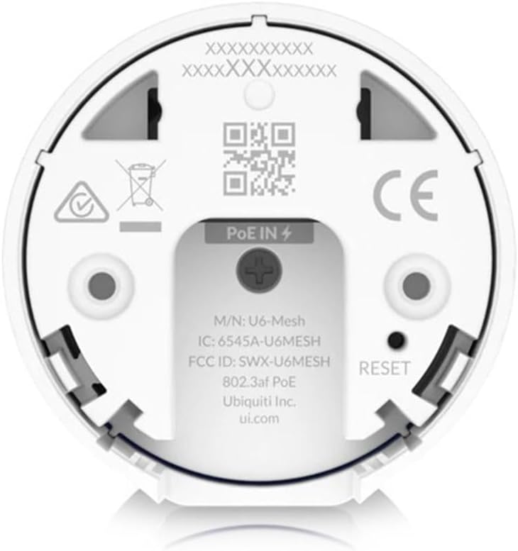 Ubiquiti WiFi 6 Mesh, Ethernet/Bluetooth, PoE, 4.8 Gbps Throughput