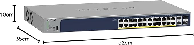 NETGEAR GS728TP 28PT GE POE+ SMART SW L3