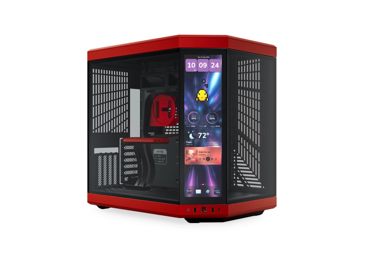 HYTE Y70 TOUCH INFINITE CASE BLK CHERRY