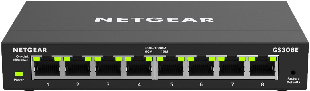 Netgear 8PT GIGABIT PLUS SWITCH