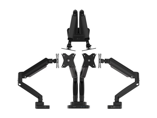 J5CREATE ERGONOMIC DUAL MON MOUNT W/DOCK