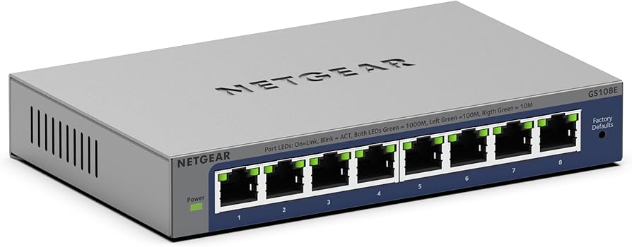 8PT GIGABIT PLUS SWITCH