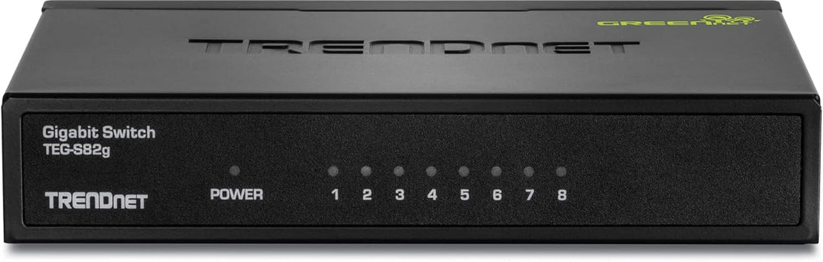 TRENDNET 8-PORT GB GREENNET SWITCH /W METAL CASE