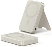 Satechi Qi2 10K Power Bank & Stand (Sand