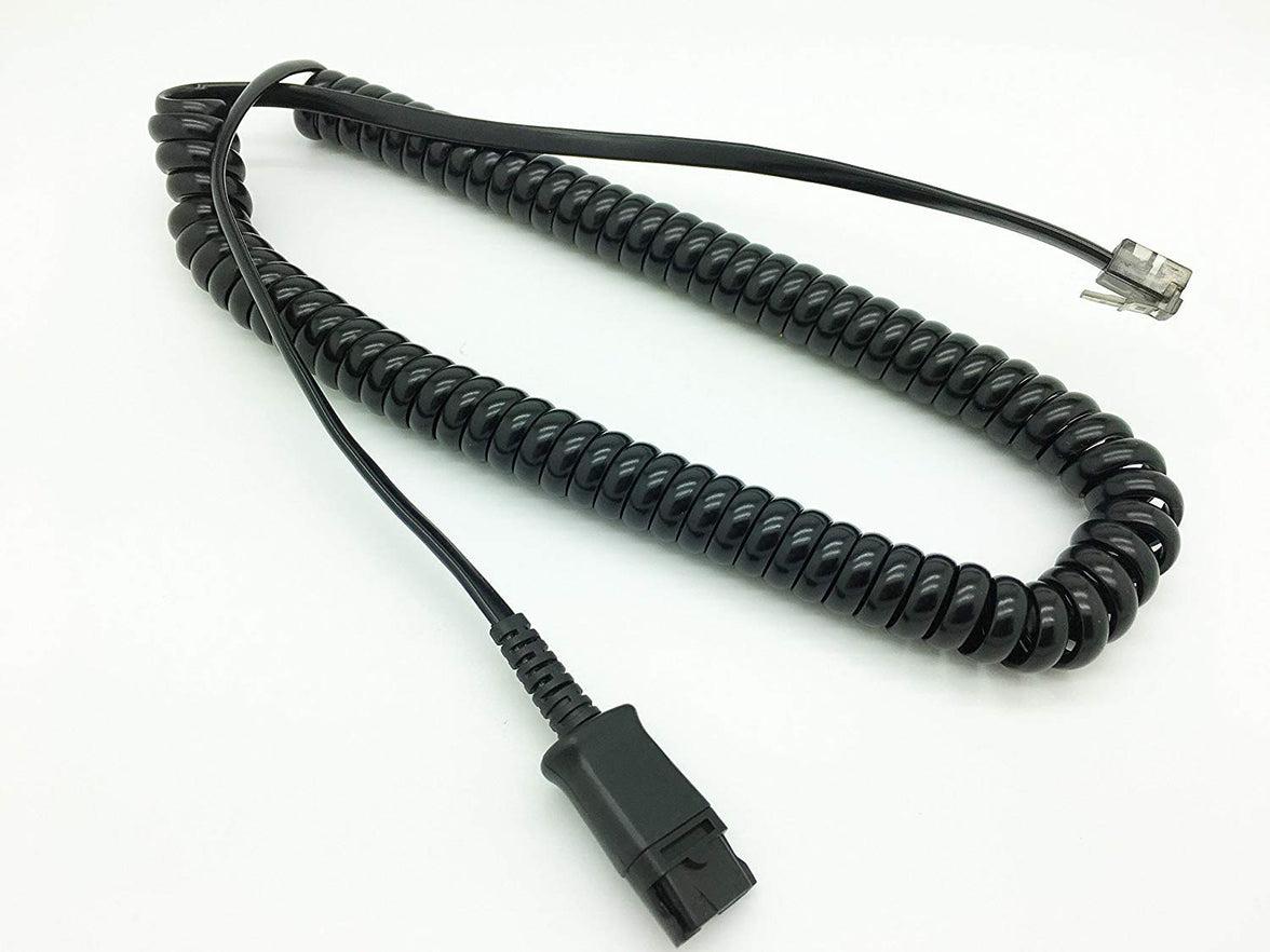 Plantronics (U10P) RJ9 to QD Bottom Cable