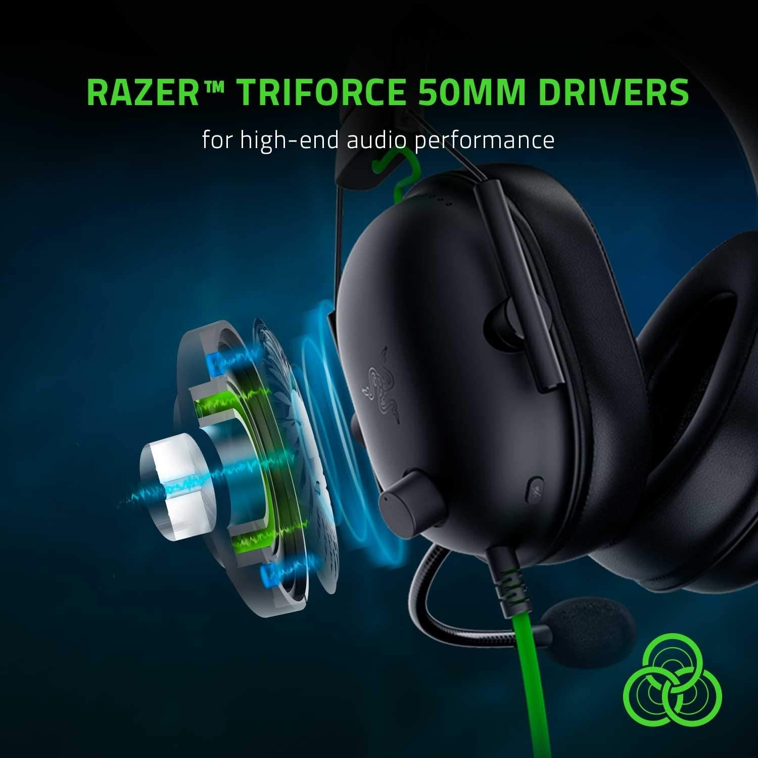 RAZER BLACKSHARK V2 X 7.1 HEADSET BLACK