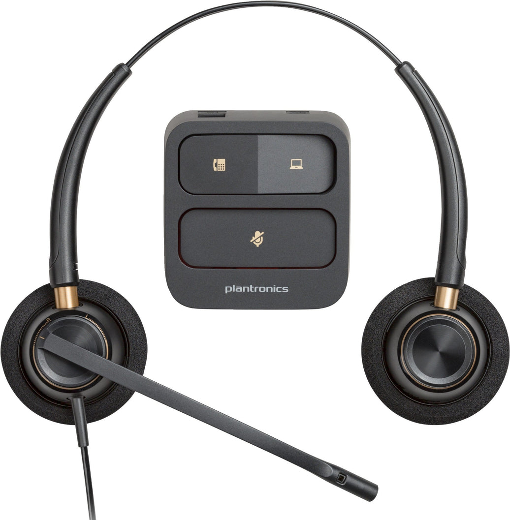 Poly HW520, Over-the-head, Binaural, Noise canceling