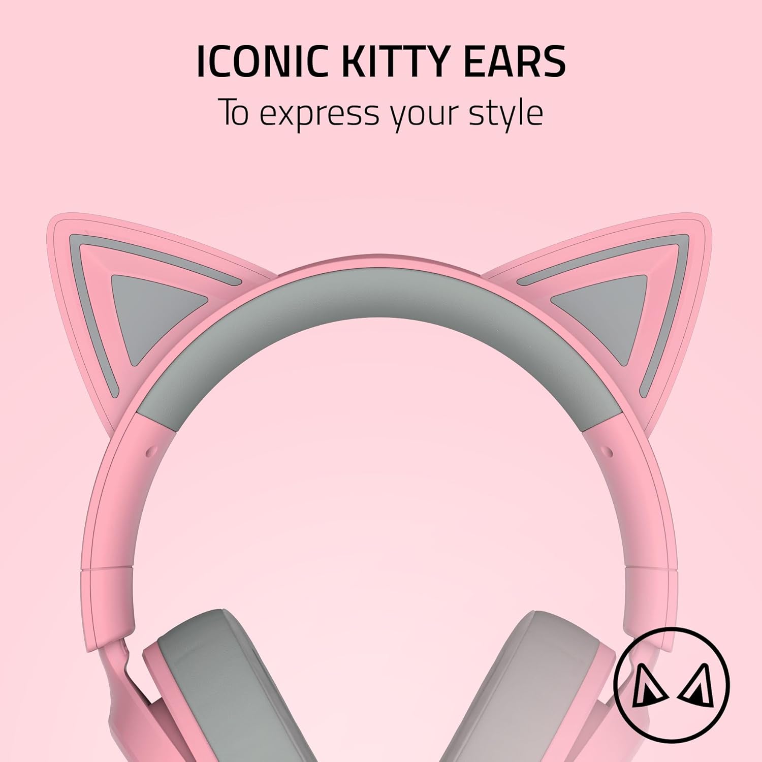 RAZER KRAKEN KITTY V3 X HEADSET QUARTZ