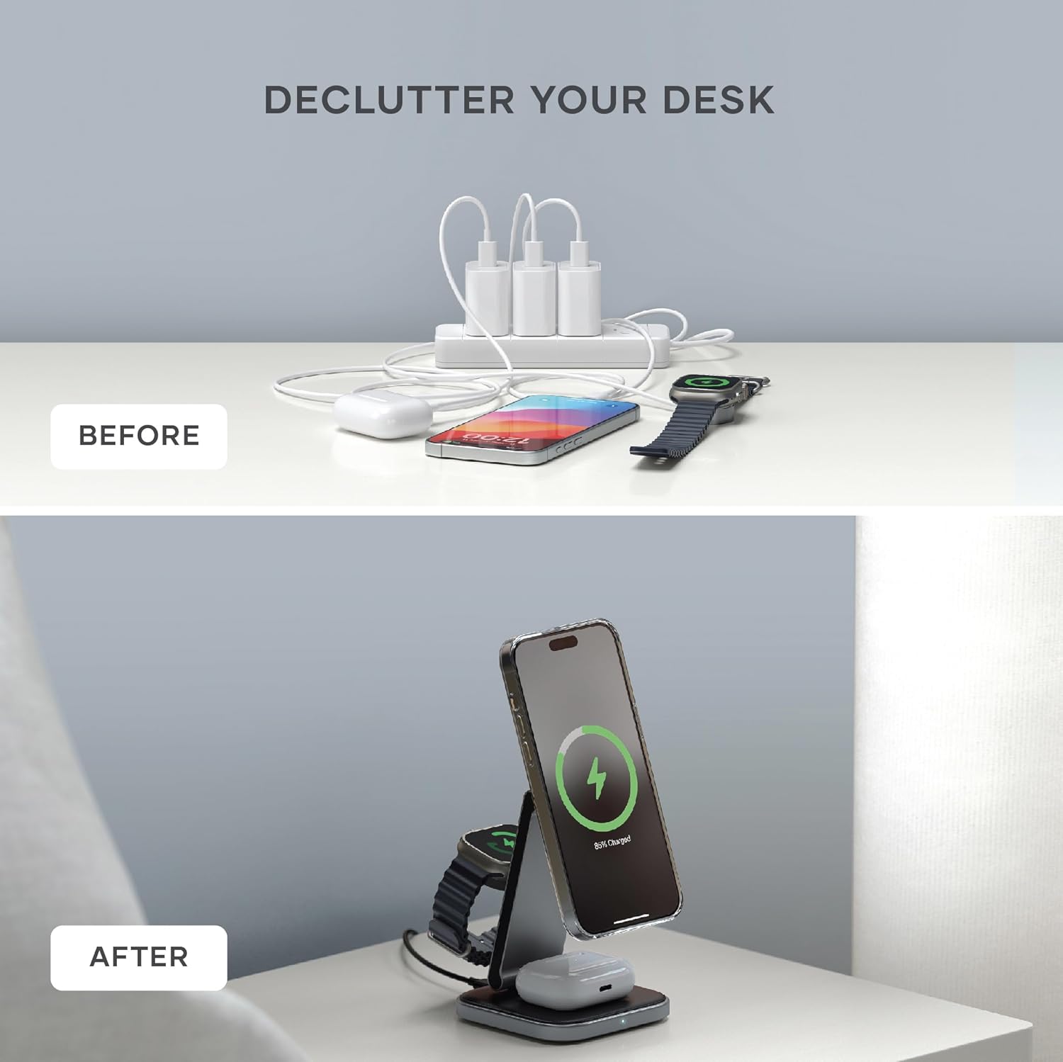 Satechi 3-in-1 Charging Stand (SpcGry)