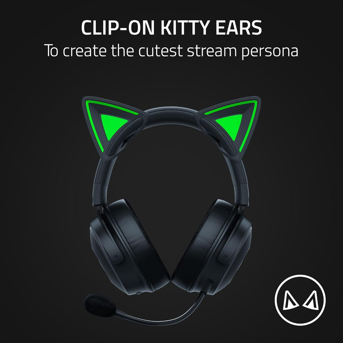 RAZER KITTY EARS V2 BLACK
