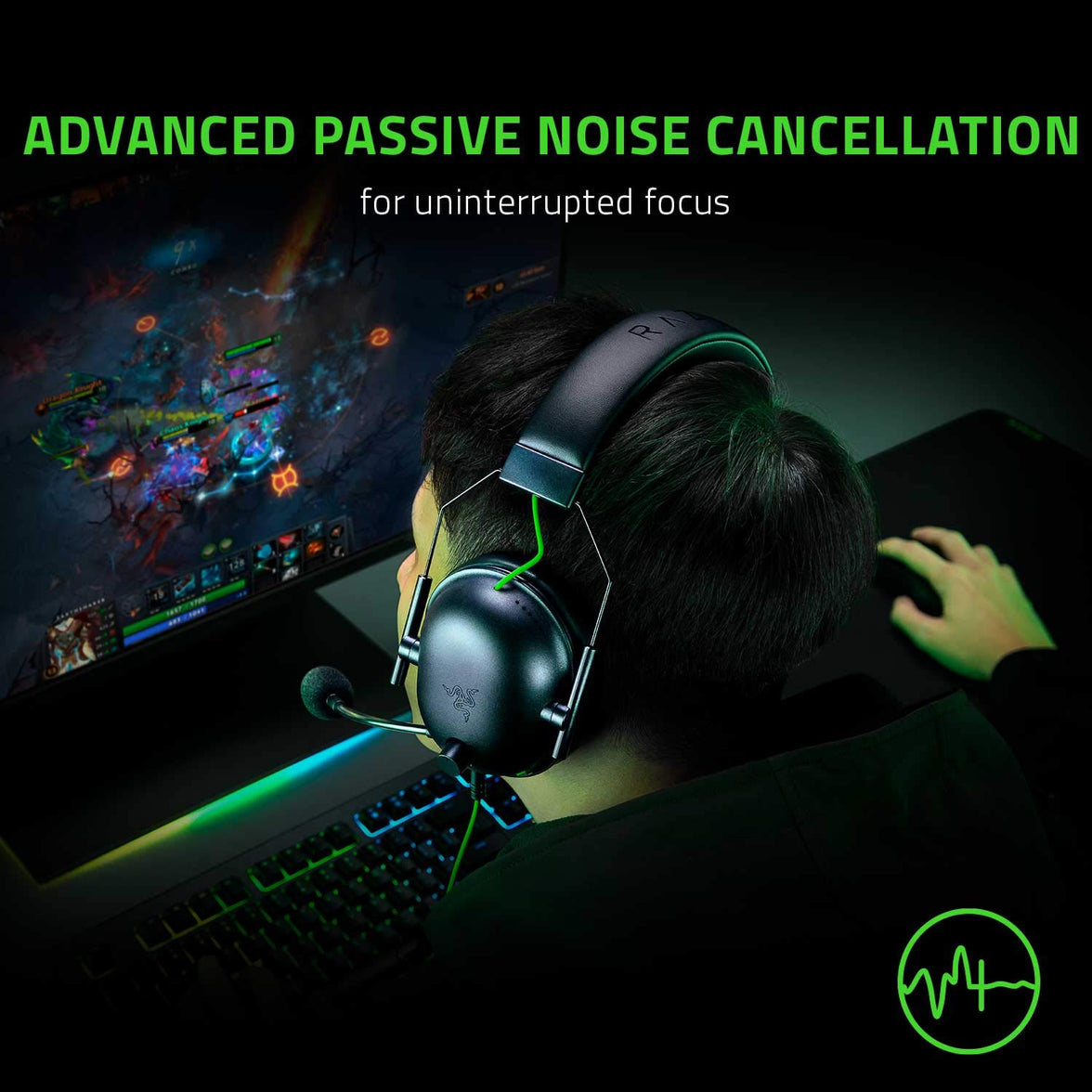 RAZER BLACKSHARK V2 X 7.1 HEADSET BLACK