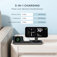 Satechi Qi2 Trio Wireless Charging Pad