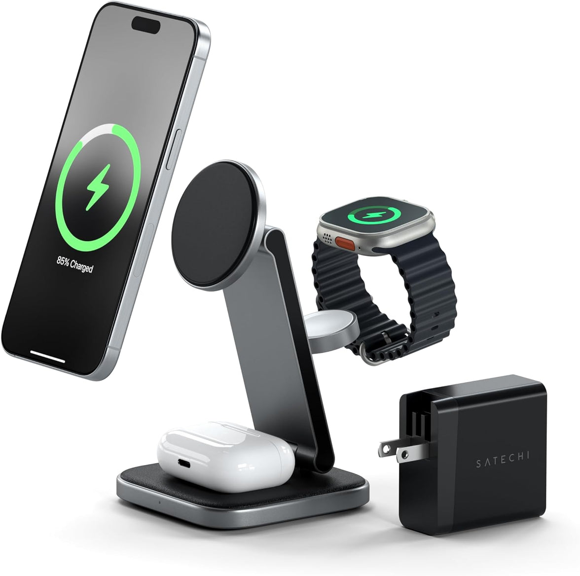 Satechi 3-in-1 Charging Stand (SpcGry)