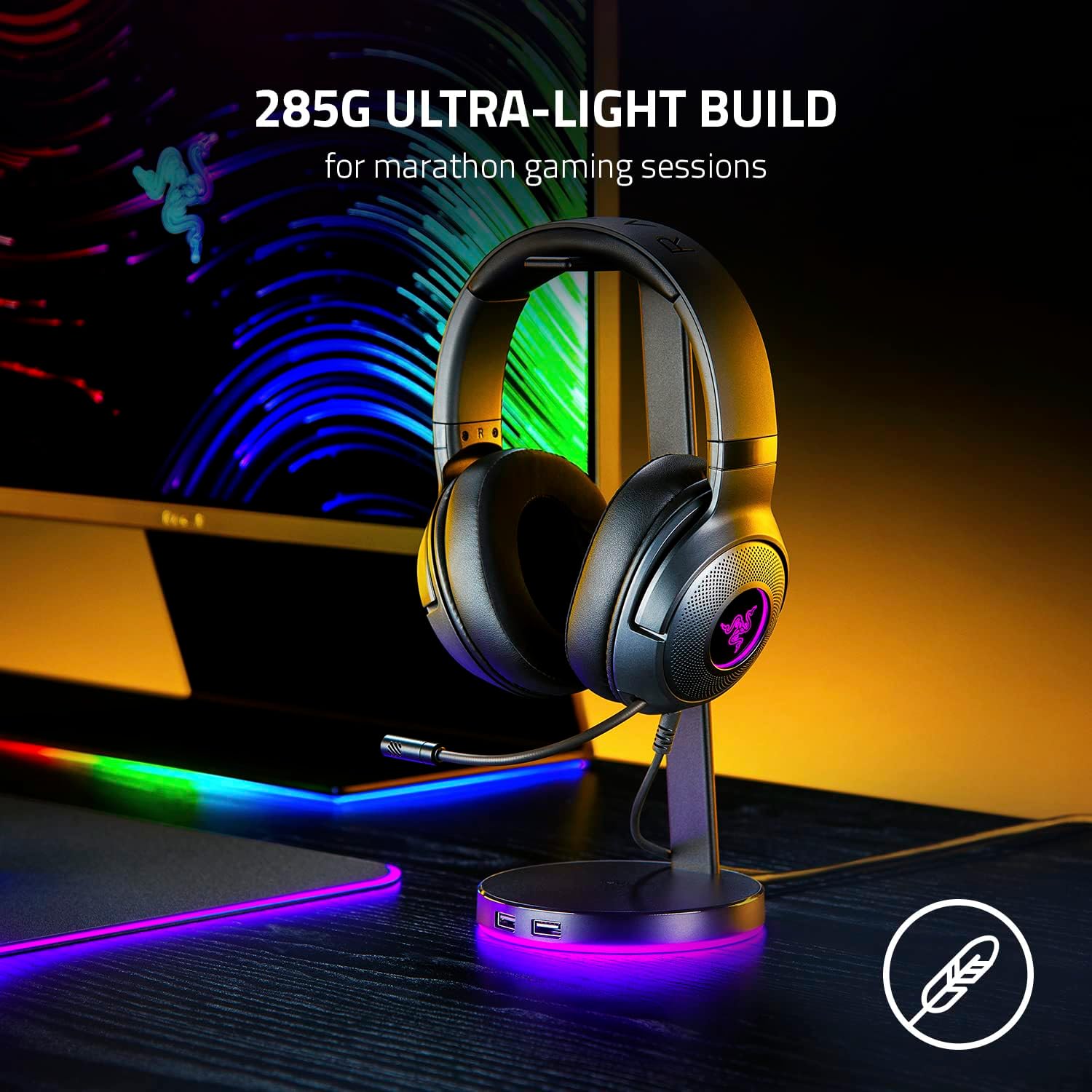 RAZER KRAKEN V3 X BLACK GAMING HEADSET