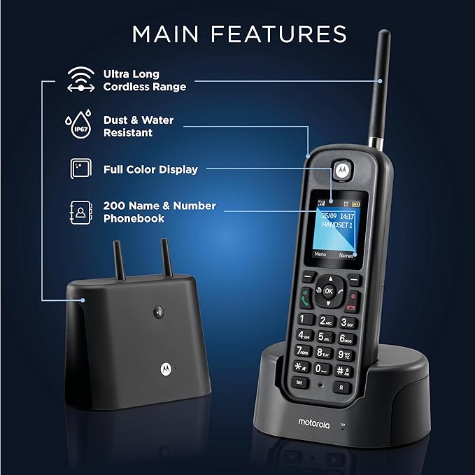 MOTOROLA RUGGEDISED DECT TWIN