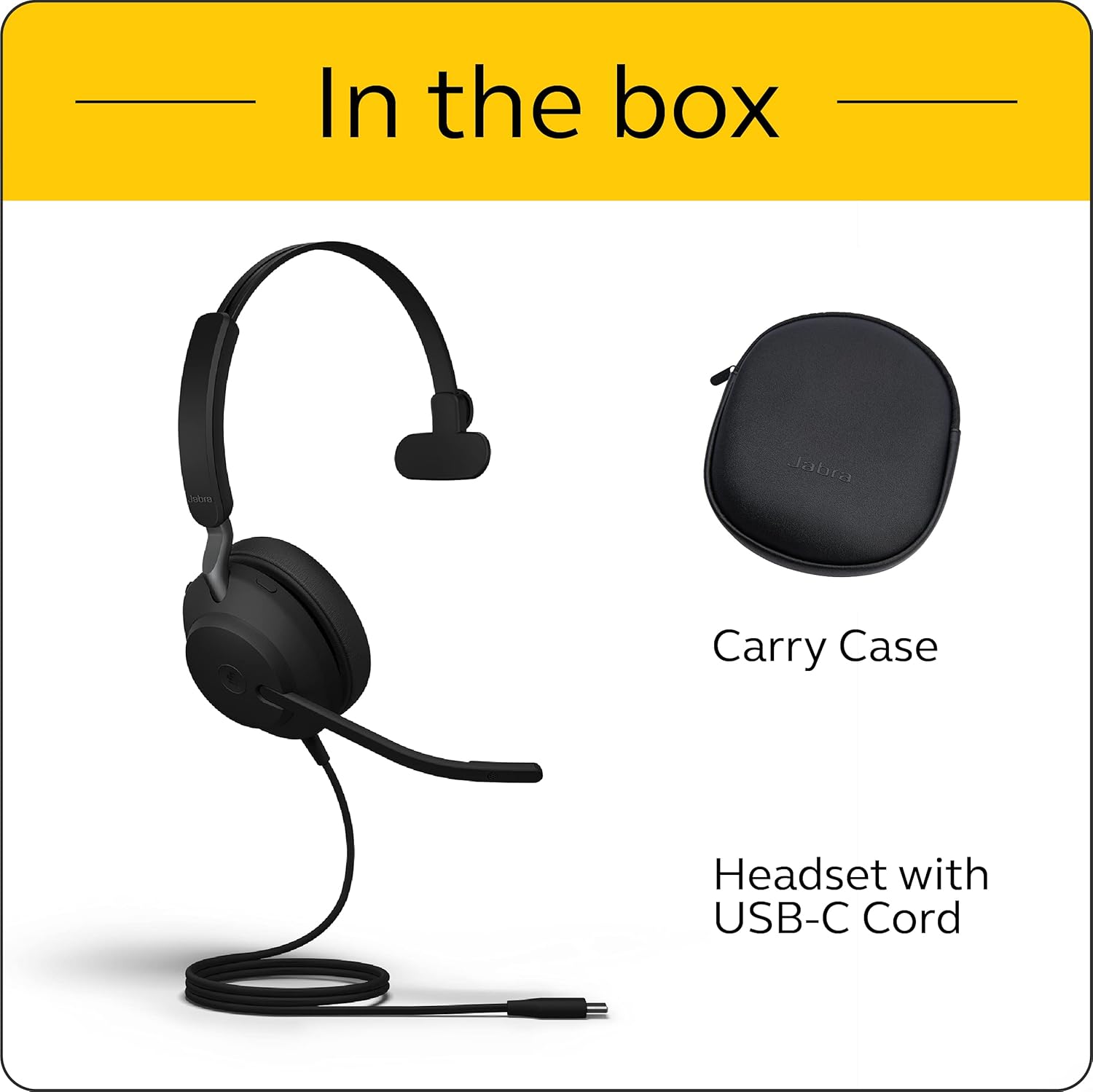 JABRA EVOLVE2 40 SE USB C/A UC MONO