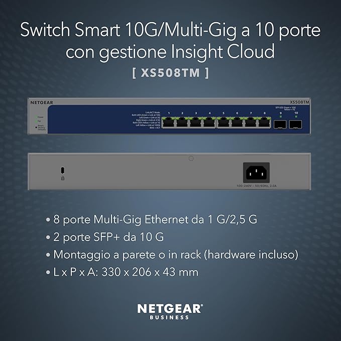 NETGEAR GS728TP 28PT GE POE+ SMART SW L3