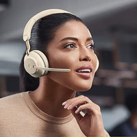 Jabra Evolve2 65 Link380a MS Stereo Stand Beige
