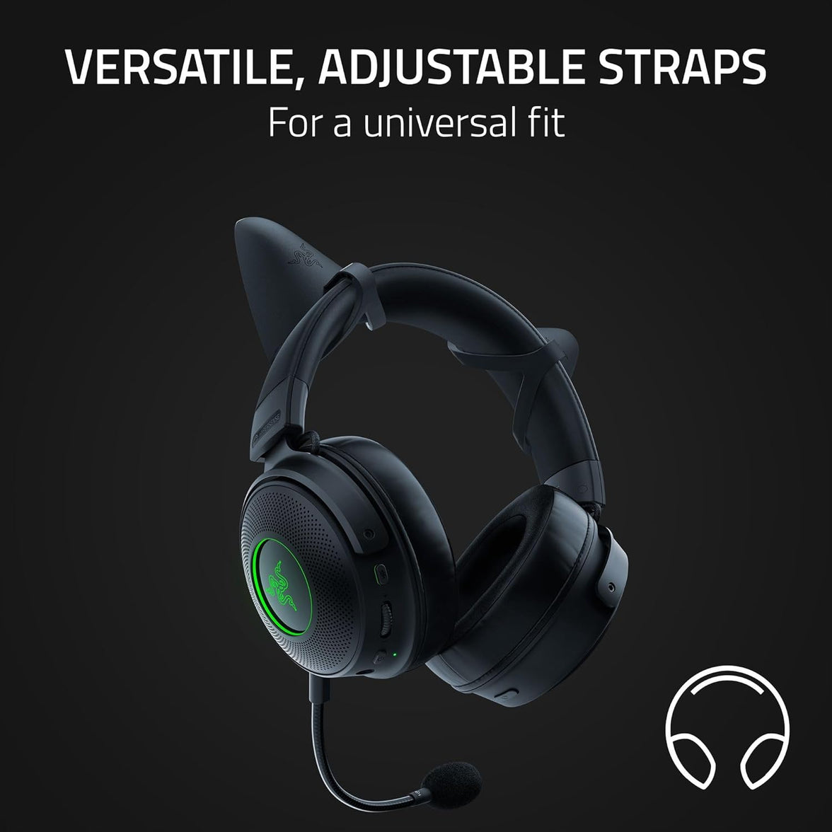 RAZER KITTY EARS V2 BLACK