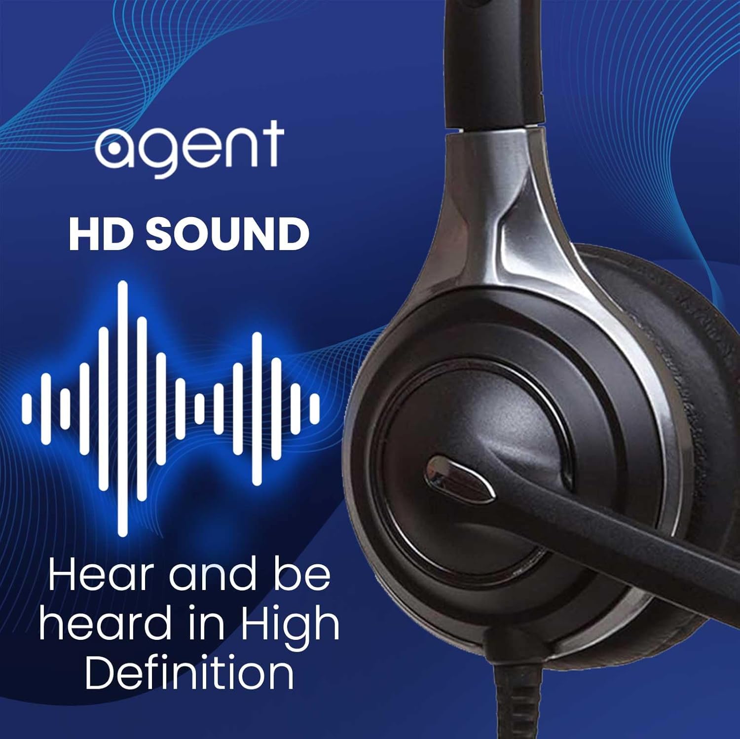 agent AP-1 Monaural Headset 2.5mm Jack Connection