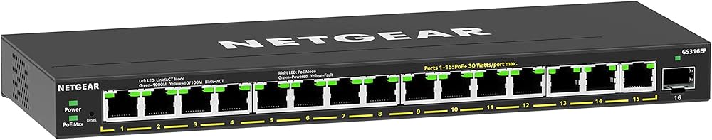 NETGEAR AV GS316EP-100UKS