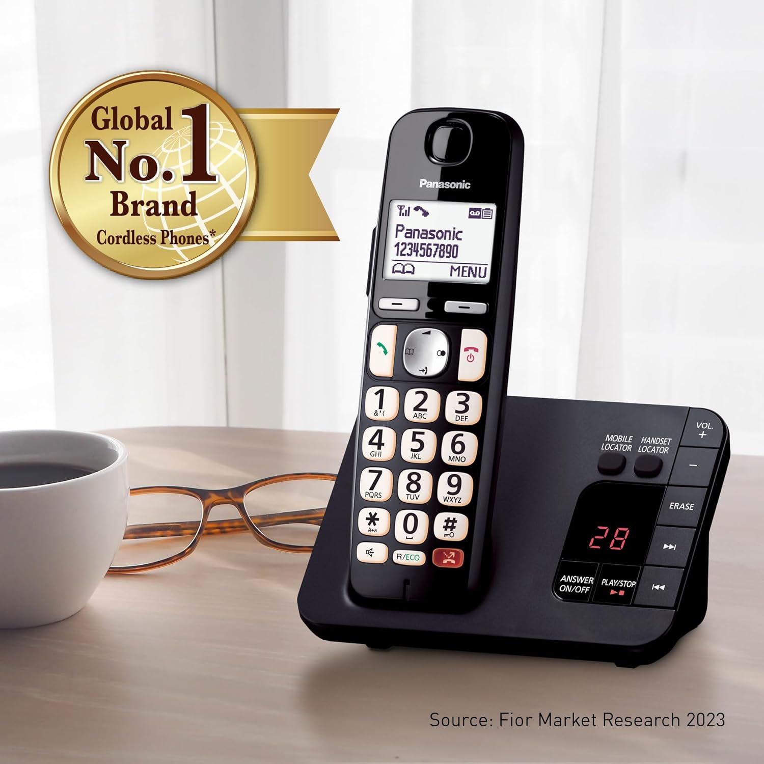 PANASONIC KX-TGE822EB TWIN