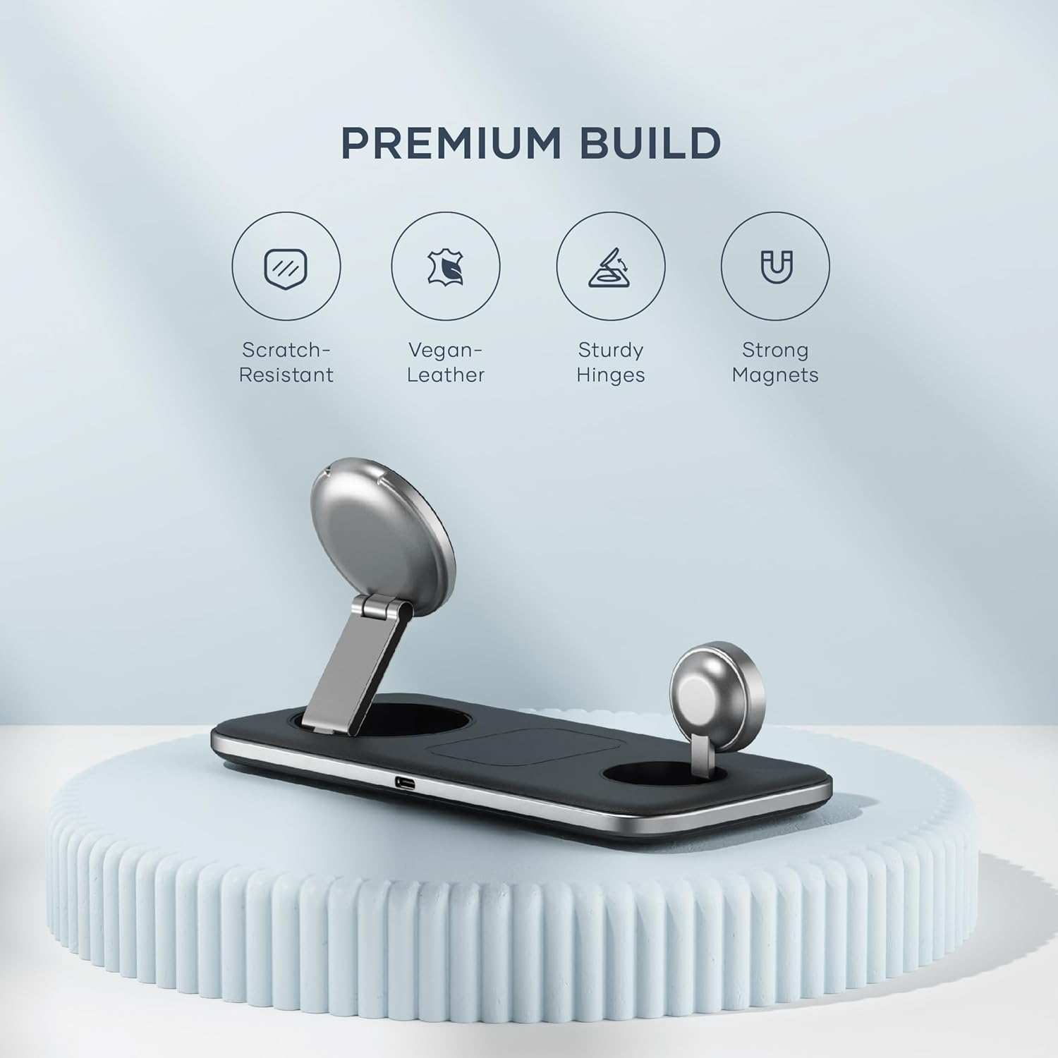 Satechi Qi2 Trio Wireless Charging Pad
