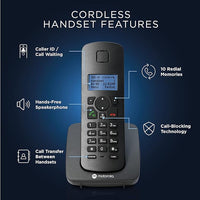 MOTOROLA DECT AND CORDED COMBO