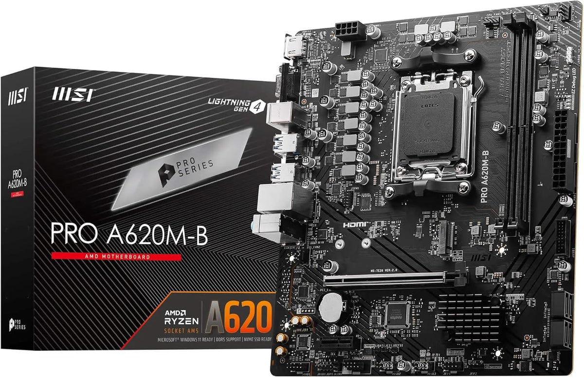 MSI AM4 PRO A620AM-G EVO WIFI M-ATX